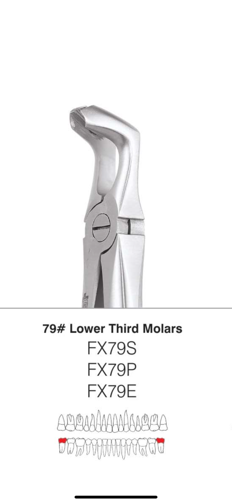 Mandibular 3rd Molar Forcep
